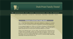 Desktop Screenshot of dashpointfamilydentalinc.com